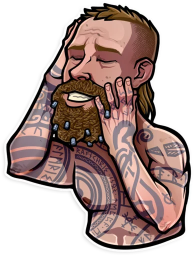 😊 Стикер «God of War» для Telegram