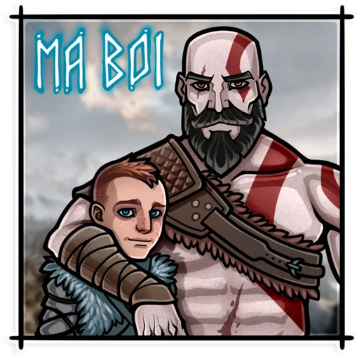 🤝 Стикер «God of War» для Telegram