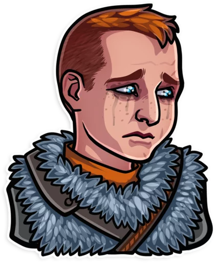 😭 Стикер «God of War» для Telegram