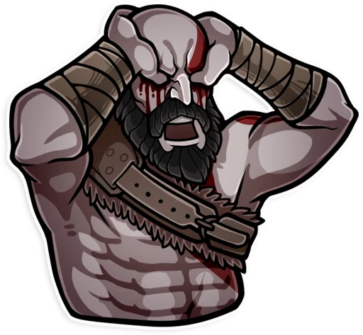 🙈 Стикер «God of War» для Telegram