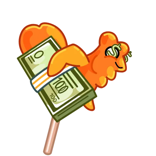 🤑 Стикер «Крендель» для Telegram