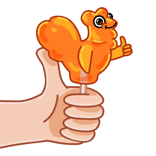 👍 Стикер «Крендель» для Telegram