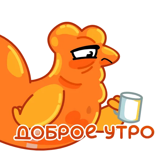 ☕️ Стикер «Крендель» для Telegram