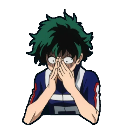 😨 Стикер «Boku no Hero Academia» для Telegram