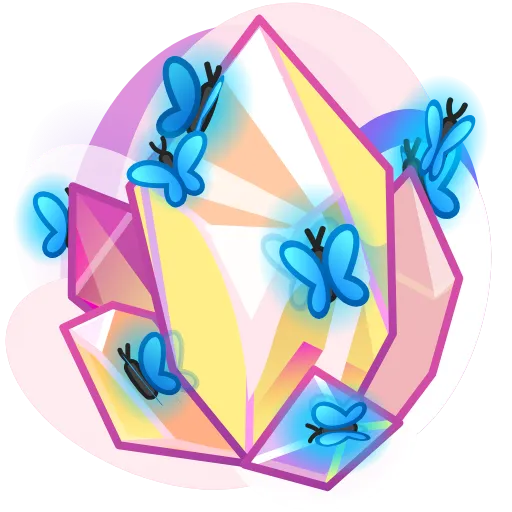 💎 Эмодзи «Кристалики» для Telegram