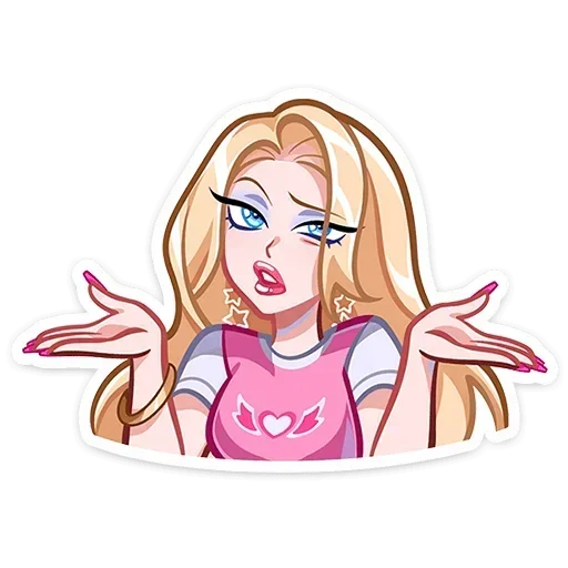 🤷‍♀️ Стикер «Кристалл» для Telegram