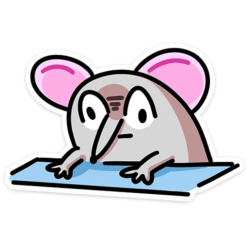 🤞 Стикер «Крысюк без текста» для Telegram