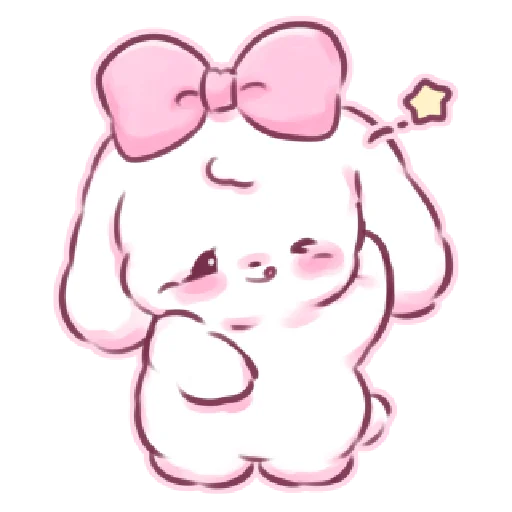 💕 Стикер «кьют крол ୨ ୧» для Telegram