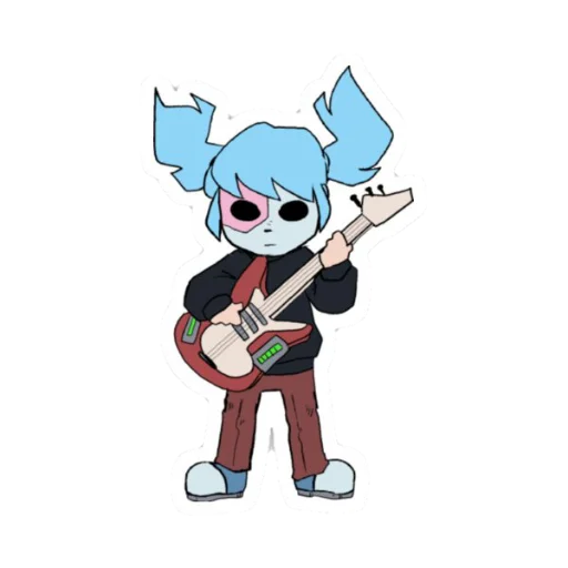 Стикерпак 🎸 𝑺𝒂𝒍𝒍𝒚 𝑭𝒂𝒄𝒆 🎸 для Telegram
