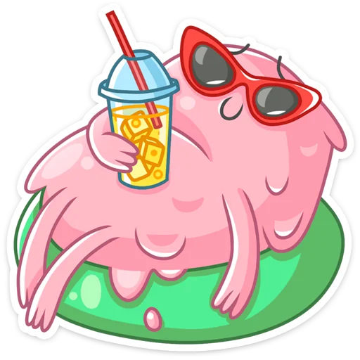🍦 Стикер «Этим летом вы не будете изнывать» для Telegram