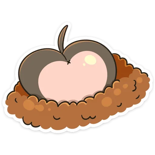 🍏 Стикер «Крот Рой» для Telegram