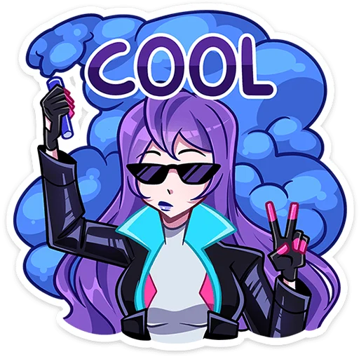 😎 Стикер «Ксюша» для Telegram
