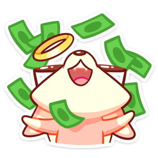 🤑 Стикер «Кукусик без надписей» для Telegram