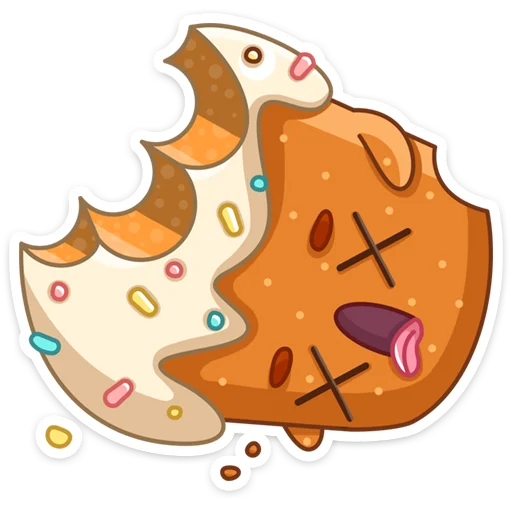 😵 Стикер «Кулич Кузя» для Telegram