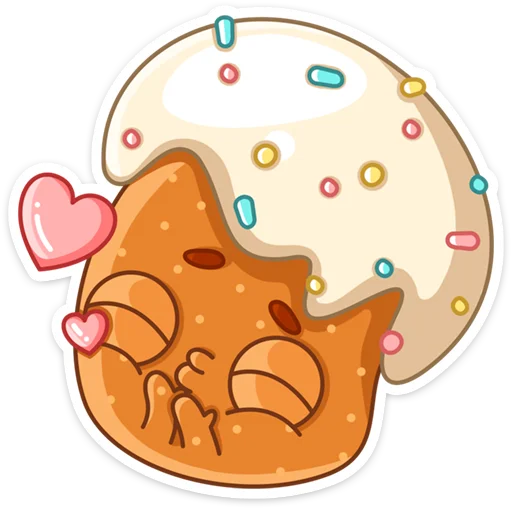 💃 Стикер «Кулич Кузя» для Telegram