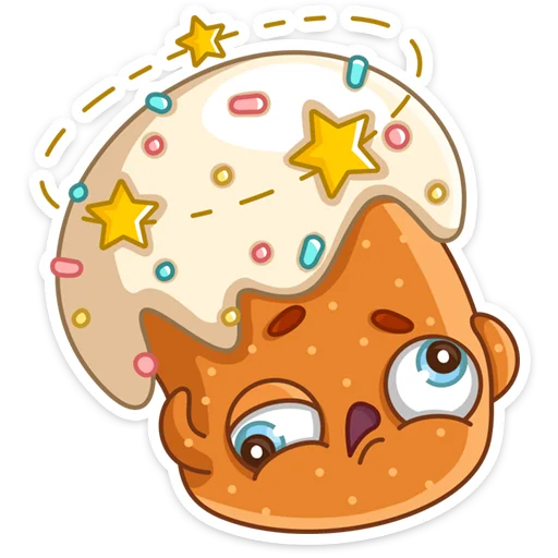 🤪 Стикер «Кулич Кузя» для Telegram