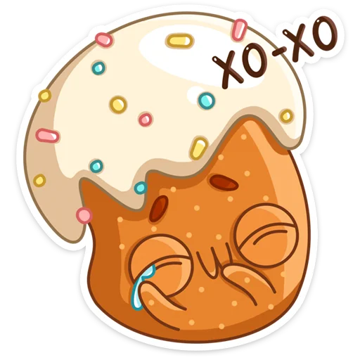 😌 Стикер «Кулич Кузя» для Telegram