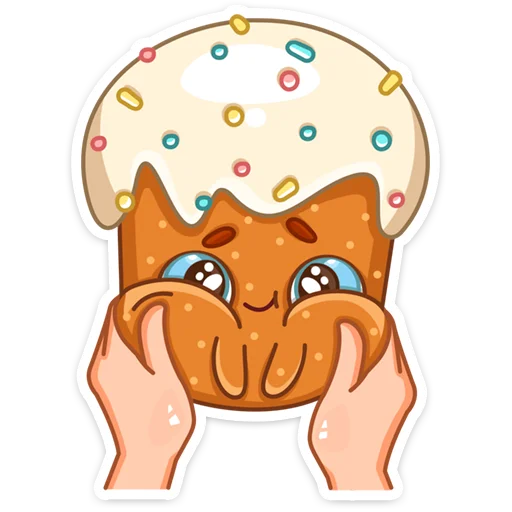 😅 Стикер «Кулич Кузя» для Telegram