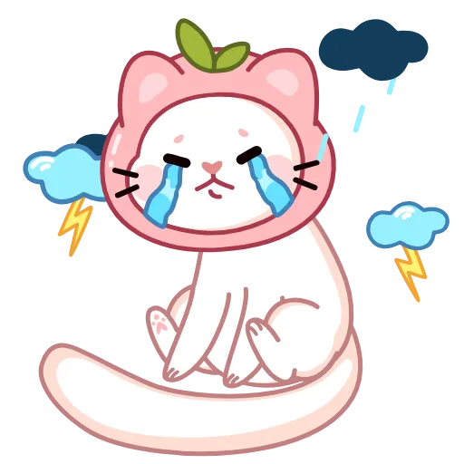 🌧 Эмодзи «Ласка Куми» для Telegram