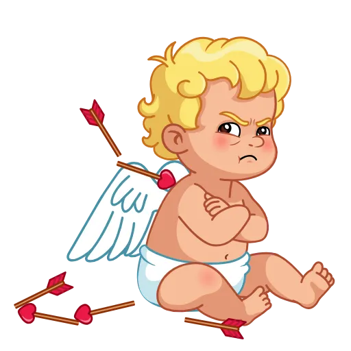 🤩 Эмодзи «Купидон» для Telegram