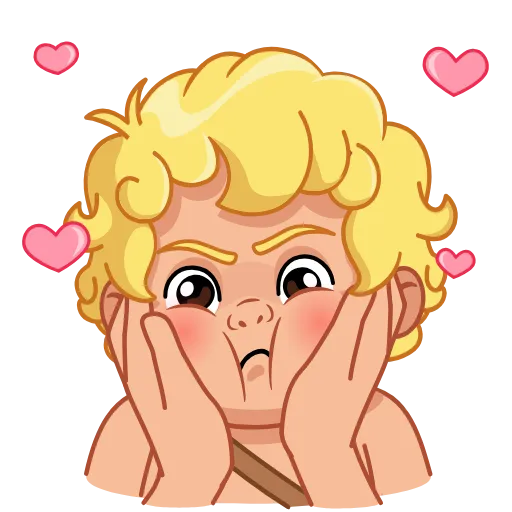 🤩 Эмодзи «Купидон» для Telegram