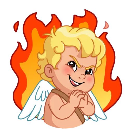 🤩 Эмодзи «Купидон» для Telegram