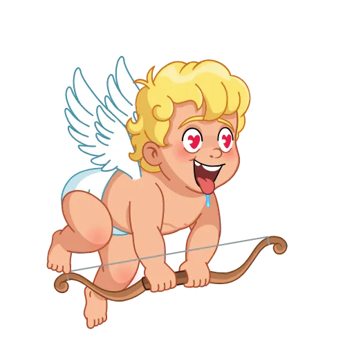 🤩 Эмодзи «Купидон» для Telegram