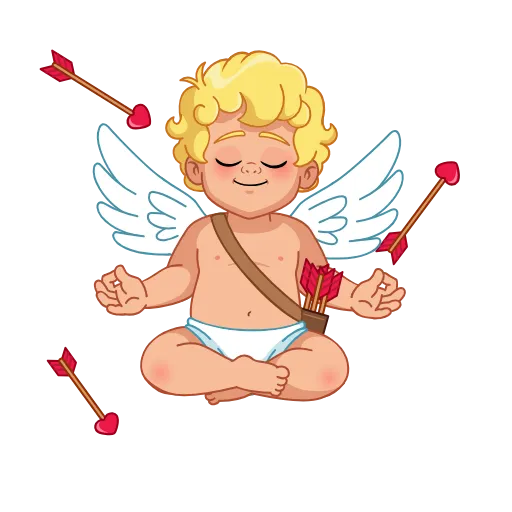 🤩 Эмодзи «Купидон» для Telegram