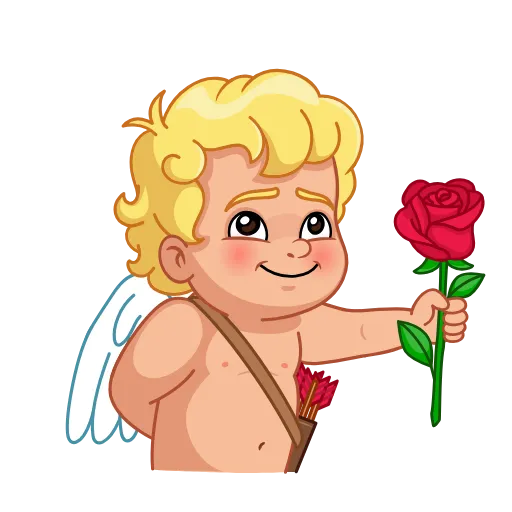 🤩 Эмодзи «Купидон» для Telegram