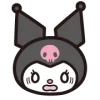 🤩 Эмодзи «⠀ ⠀ ⠀ ⠀ ⠀ Kuromi» для Telegram