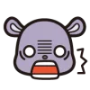 🤩 Эмодзи «⠀ ⠀ ⠀ ⠀ ⠀ Kuromi» для Telegram