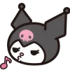 🤩 Эмодзи «⠀ ⠀ ⠀ ⠀ ⠀ Kuromi» для Telegram