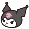 🤩 Эмодзи «⠀ ⠀ ⠀ ⠀ ⠀ Kuromi» для Telegram