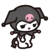 🤩 Эмодзи «⠀ ⠀ ⠀ ⠀ ⠀ Kuromi» для Telegram