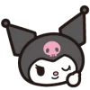 🤩 Эмодзи «⠀ ⠀ ⠀ ⠀ ⠀ Kuromi» для Telegram