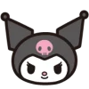 🤩 Эмодзи «⠀ ⠀ ⠀ ⠀ ⠀ Kuromi» для Telegram