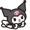 🤩 Эмодзи «⠀ ⠀ ⠀ ⠀ ⠀ Kuromi» для Telegram
