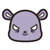 🤩 Эмодзи «⠀ ⠀ ⠀ ⠀ ⠀ Kuromi» для Telegram