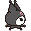 🤩 Эмодзи «⠀ ⠀ ⠀ ⠀ ⠀ Kuromi» для Telegram