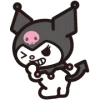 🤩 Эмодзи «⠀ ⠀ ⠀ ⠀ ⠀ Kuromi» для Telegram