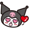 🤩 Эмодзи «⠀ ⠀ ⠀ ⠀ ⠀ Kuromi» для Telegram