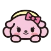 🤩 Эмодзи «⠀ ⠀ ⠀ ⠀ ⠀ Kuromi» для Telegram