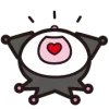 🤩 Эмодзи «⠀ ⠀ ⠀ ⠀ ⠀ Kuromi» для Telegram