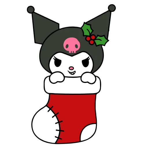 😆 Стикер «Kuromi Xmas» для Telegram