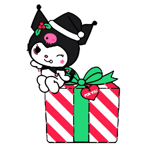 🤓 Стикер «Kuromi Xmas» для Telegram