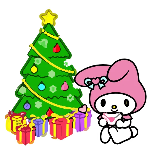 😊 Стикер «Kuromi Xmas» для Telegram