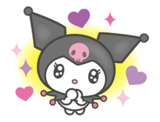 Стикерпак Kuromi для Telegram — скачать
