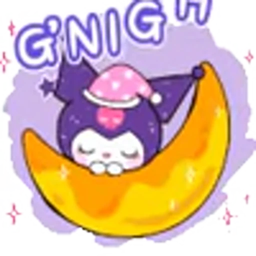 😴 Эмодзи «Kuromi Emoji Pack» для Telegram