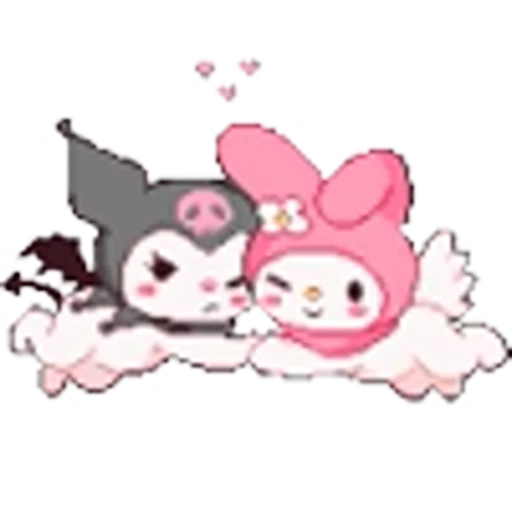 🤗 Эмодзи «Kuromi Emoji Pack» для Telegram