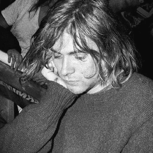 😔 Стикер «Kurt Cobain 2» для Telegram